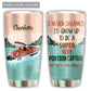 Pontoon Captain Summer Vibes Personalized 20 Oz Tumbler For Coffee Travel And Daily Drinks