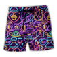 Colorful Pet Lover Stunning Beach Shorts Design View For Comfortable Resort And Beach Styling