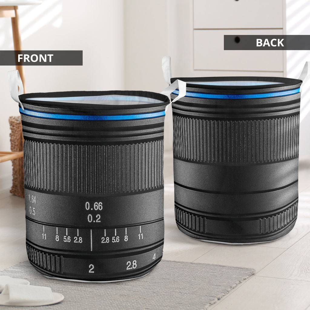Photography Len Shortcut Laundry Basket For Room Home Organizer
