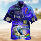 Physics Creative Pattern Hawaiian Shirt For Resort Trips, Coastal Parties, And Warm Weather Style