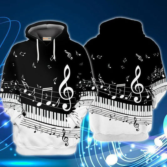 Happy Piano Makes Hoodie For Music Culture Travel Days And Comfortable Casual Wear