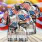 Piano Music Independence Day Hawaiian Shirt For Vacation Days And Relaxed Coastal Outings