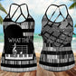 Piano Is My Life Hollow Tank Top For Dance Practice And Vacation Wear
