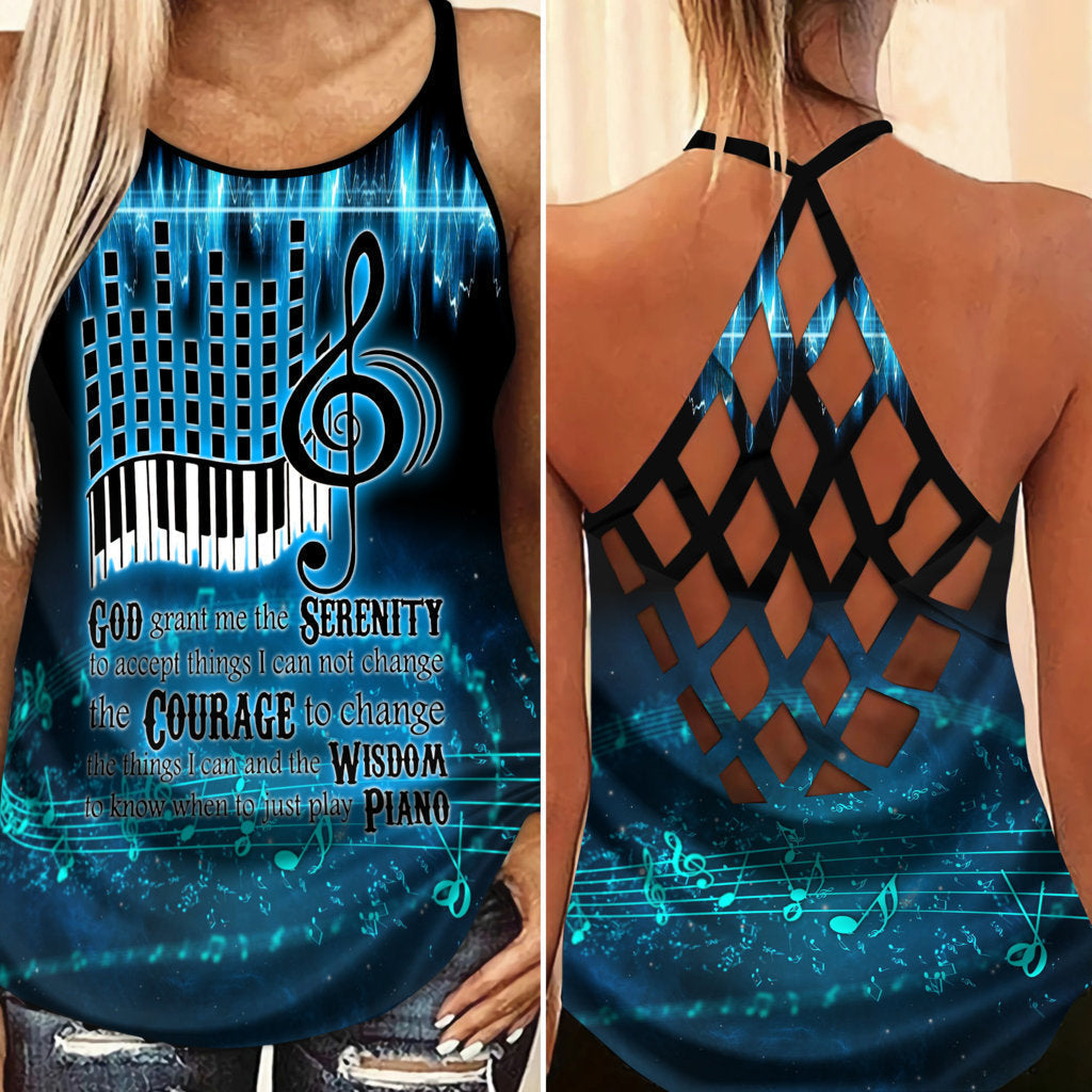 Piano Is My Life Hollow Tank Top For Studio Sessions And Gifting