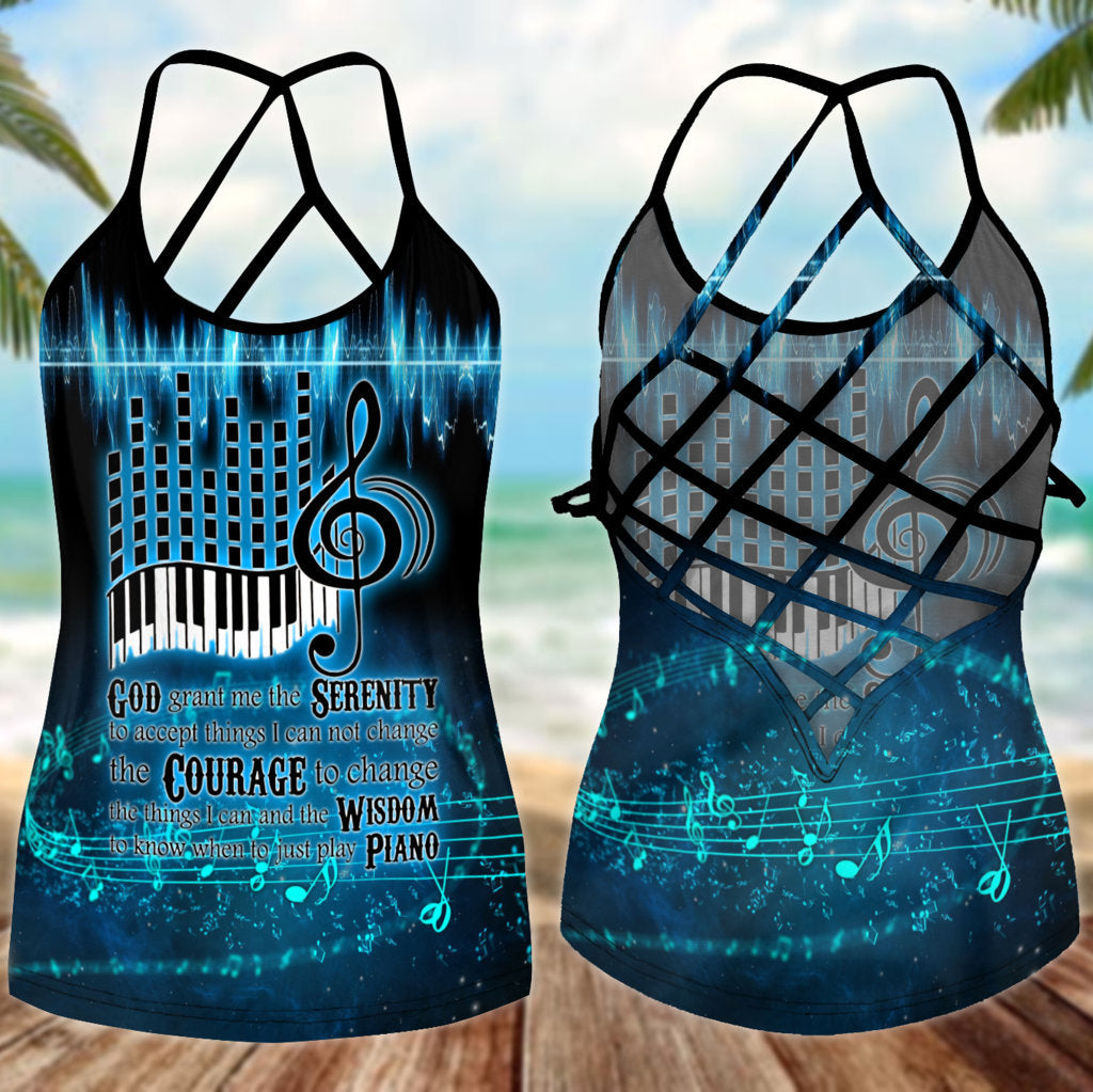 Piano Is My Life Hollow Tank Top For Studio Sessions And Gifting