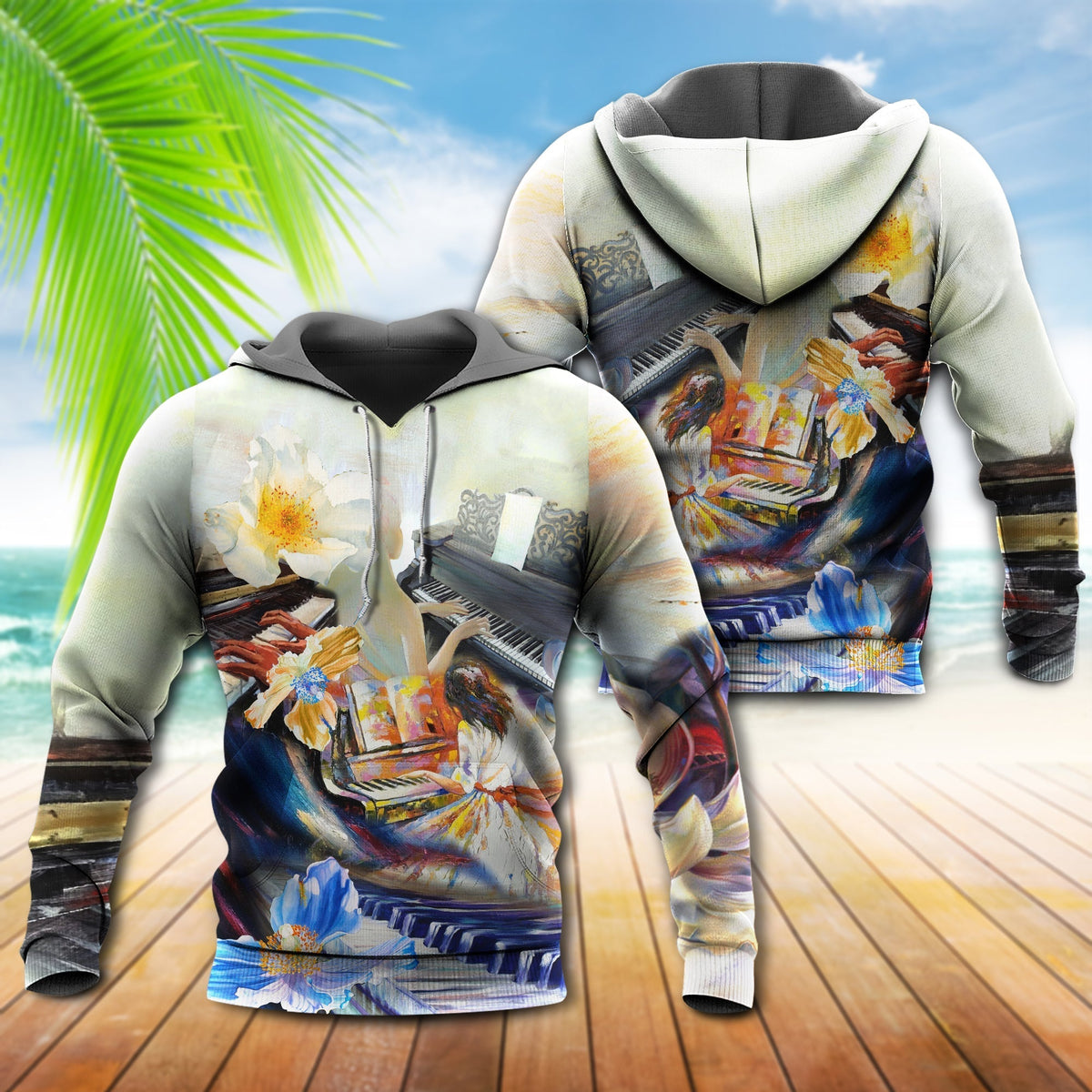 Piano Love Forever Music Hoodie For Rehearsals Weekend Outings And Comfortable Streetwear