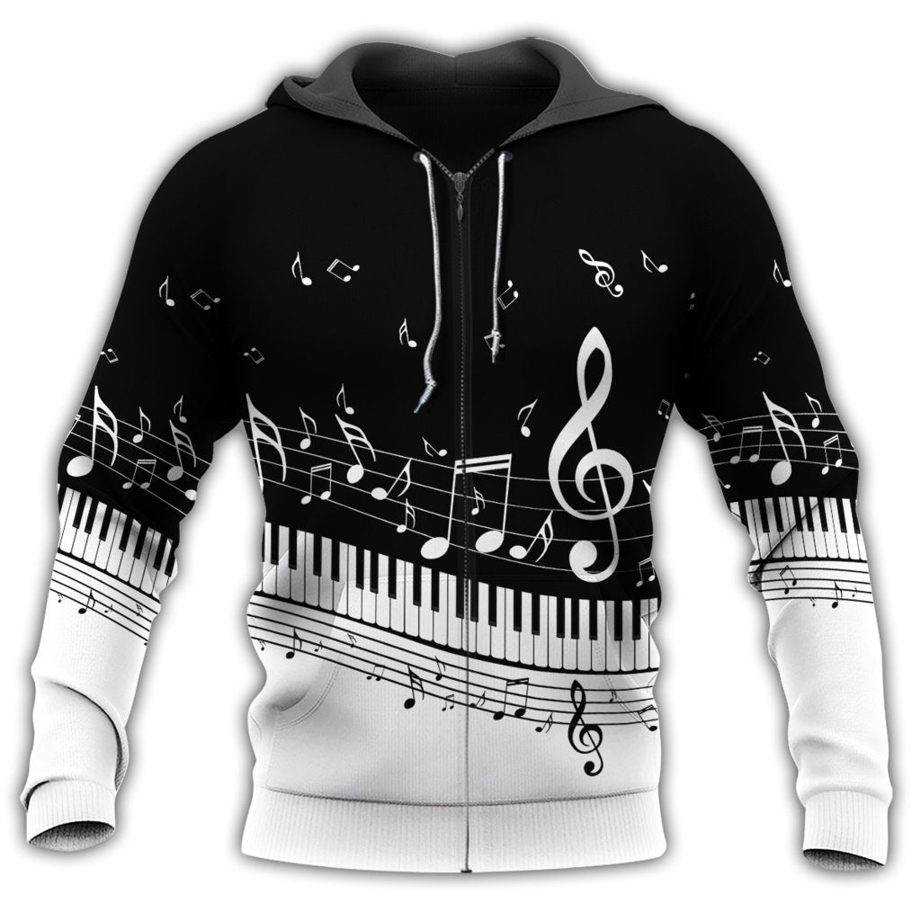 Happy Piano Makes Hoodie For Festival Outfits Music Events And Relaxed Daily Style