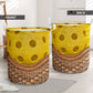 Pickleball Ball Rattan Texture Laundry Basket For Room Home Organizer
