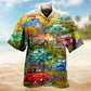 Pickup Truck Roll Hawaiian Shirt For Resort Trips, Coastal Parties, And Warm Weather Style