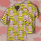 Funny Vintage Pig Cartoon Hawaiian Shirt For Poolside Relaxation And Sunny Getaways