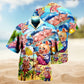 Pig Summertime Beach Hawaiian Shirt For Beach Days, Coastal Adventures, And Thoughtful Gift Giving