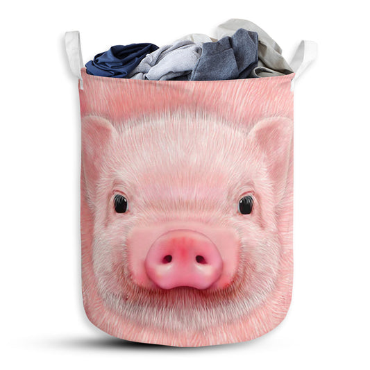 Pig Face And Butt Laundry Basket For Bathroom Bedroom Storage