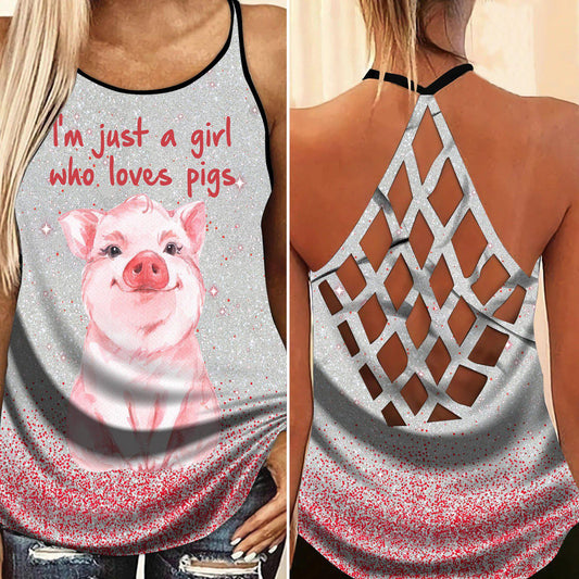 Pig Loves Farm Hollow Tank Top For Summer Outings And Everyday Comfort