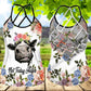 Cows Love Farm Hollow Tank Top For Yoga Workouts And Casual Wear