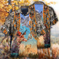 Orange Hunting Pigeon Hawaiian Shirt Design View For Casual Summer Styling
