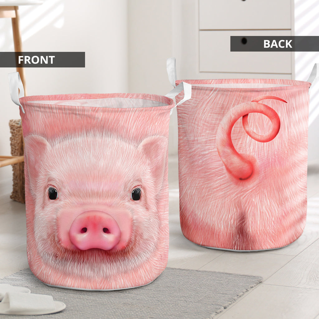 Small Size Pig Face And Butt Laundry Basket For Room Home Organizer