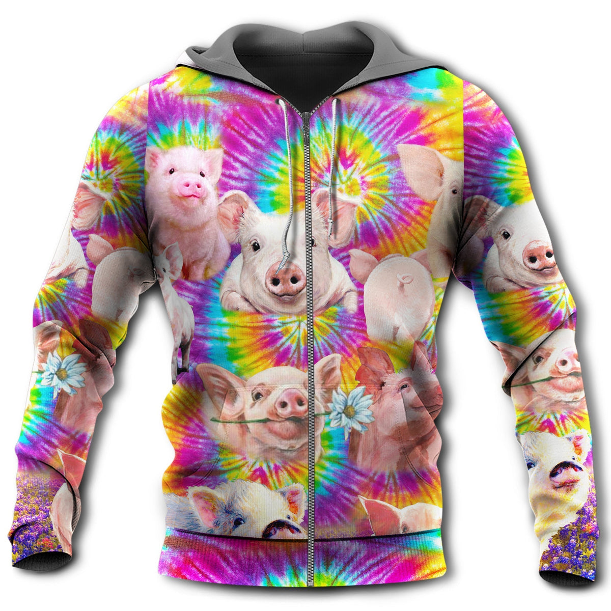 Pig Animal Lover Humor Hoodie For Country Enthusiasts Outdoor Activities And Gifting