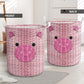 Pig Wicker Lovely Style Laundry Basket For Room Home Organizer