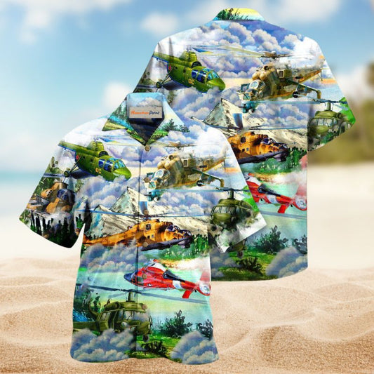 Pilot Creative Pattern Hawaiian Shirt For Summer Vacation, Beach Travel, And Casual Wear