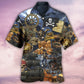 Pirate Hawaiian Shirt With All Over Print For Coastal Adventures Summer Events And Everyday Comfort