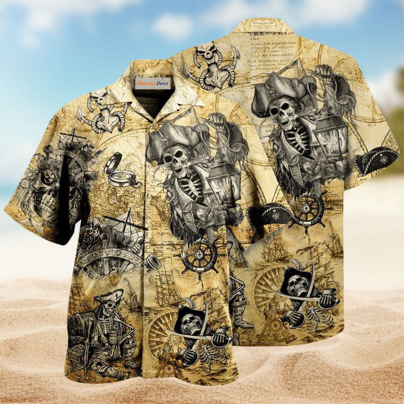 Pirate Ship Ride Hawaiian Shirt For Fantasy Fans, Resort Trips, And Imaginative Summer Style