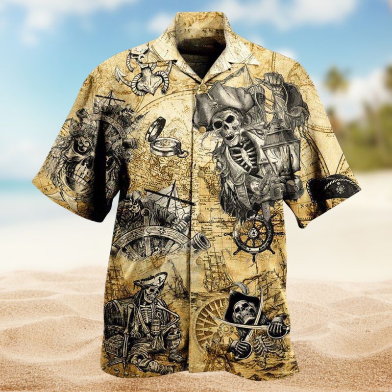 Pirate Ship Ride Hawaiian Shirt For Fantasy Fans, Resort Trips, And Imaginative Summer Style
