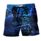 Pirate Ship Moonlight Beach Shorts For Summer Vacation And Coastal Travel
