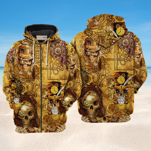 Retro Pirate Skull Hoodie For Gothic Art Lovers Daily Wear And Weekend Adventures