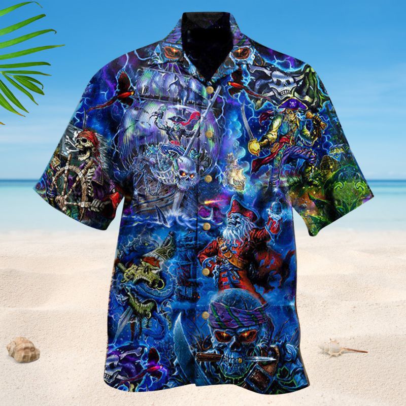 Pirate Work Captain Hawaiian Shirt For Fantasy Fans, Resort Trips, And Imaginative Summer Style