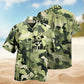 Pitbull Camouflage Hawaiian Shirt For Beach Days, Summer Outings, And Thoughtful Gift Giving