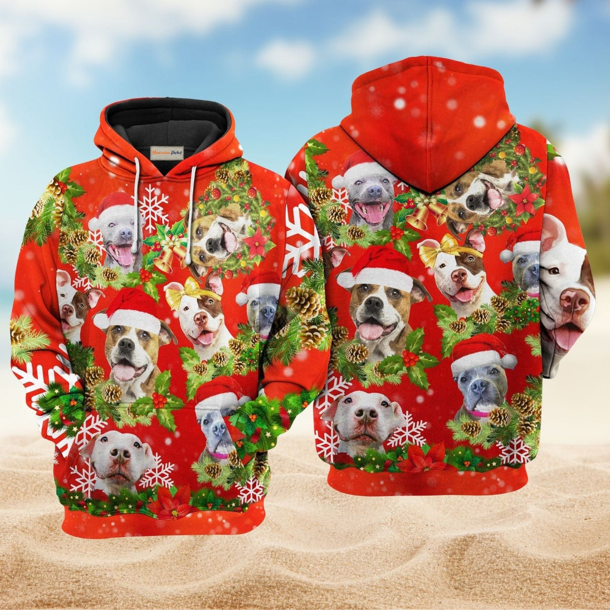 Pitbull Christmas Family Love Hoodie For Holiday Vacations Winter Events And Everyday Comfort