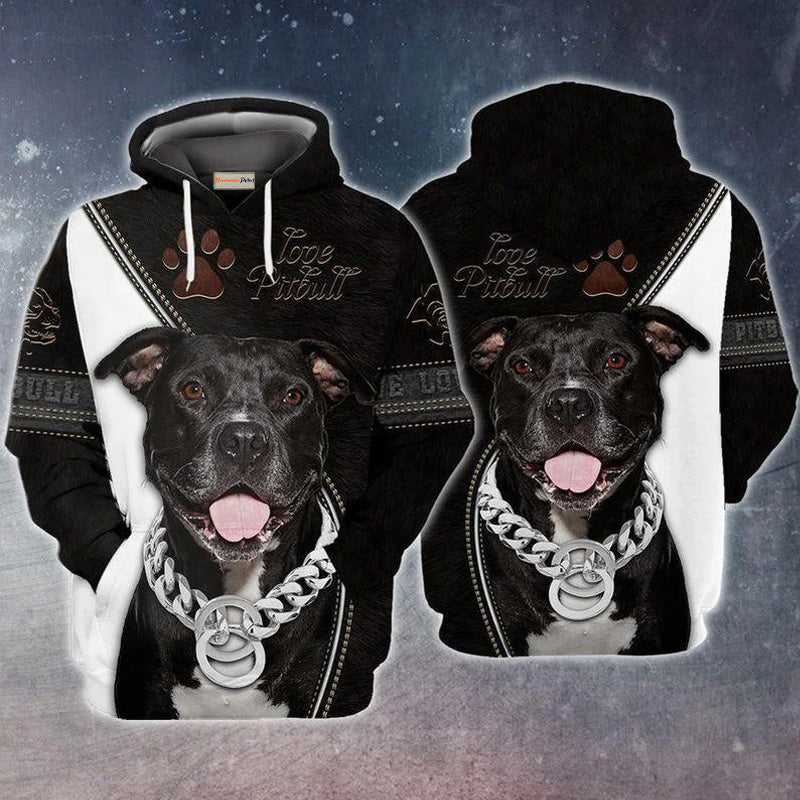 Pitbull Lover Forever Dog Hoodie For Wildlife Inspired Outfits Outdoor Trips And Thoughtful Gifting