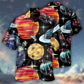 Black Planet Hawaiian Shirt For Coastal Adventures And Warm Weather Wear