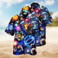 Planet Loves Galaxy Hawaiian Shirt For Bold Summer Parties Beach Travel And Alternative Casual Style