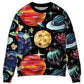 Planet Black Cosmic Sweater For Outdoor Events Weekend Trips And Relaxed Casual Wear