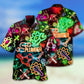 Neon Plumber Hawaiian Shirt With All Over Print For Vacation Parties Beach Outings And Relaxed Daily Wear