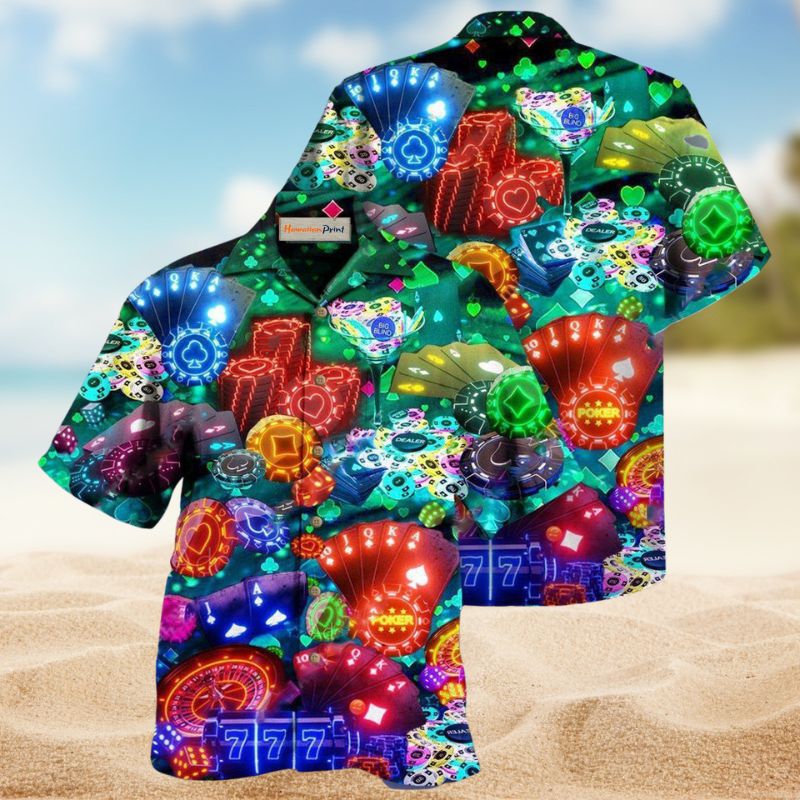 Poker War Hawaiian Shirt For Beach Days, Summer Outings, And Thoughtful Gift Giving