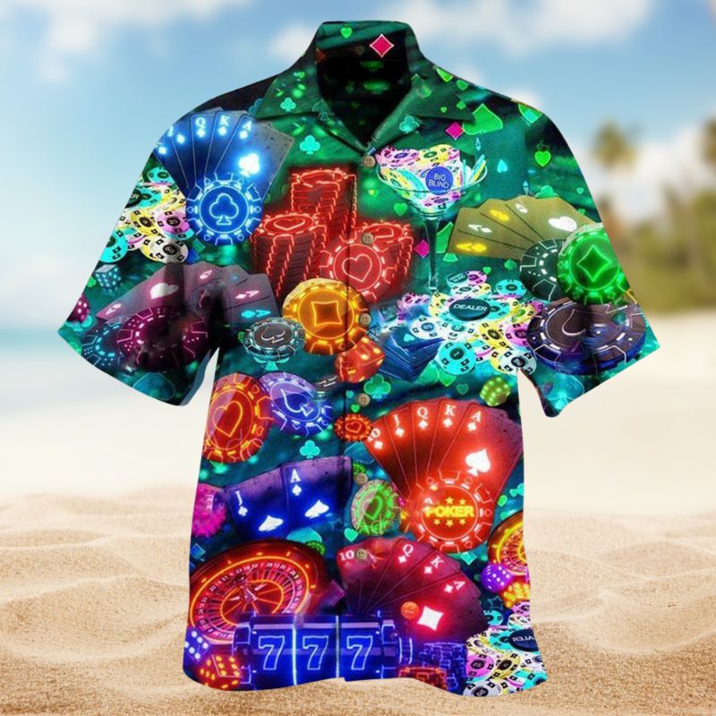 Poker War Hawaiian Shirt For Beach Days, Summer Outings, And Thoughtful Gift Giving