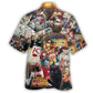 Creative Cats Playing Poker Fun Hawaiian Shirt For Summer Vacation, Beach Travel, And Casual Wear