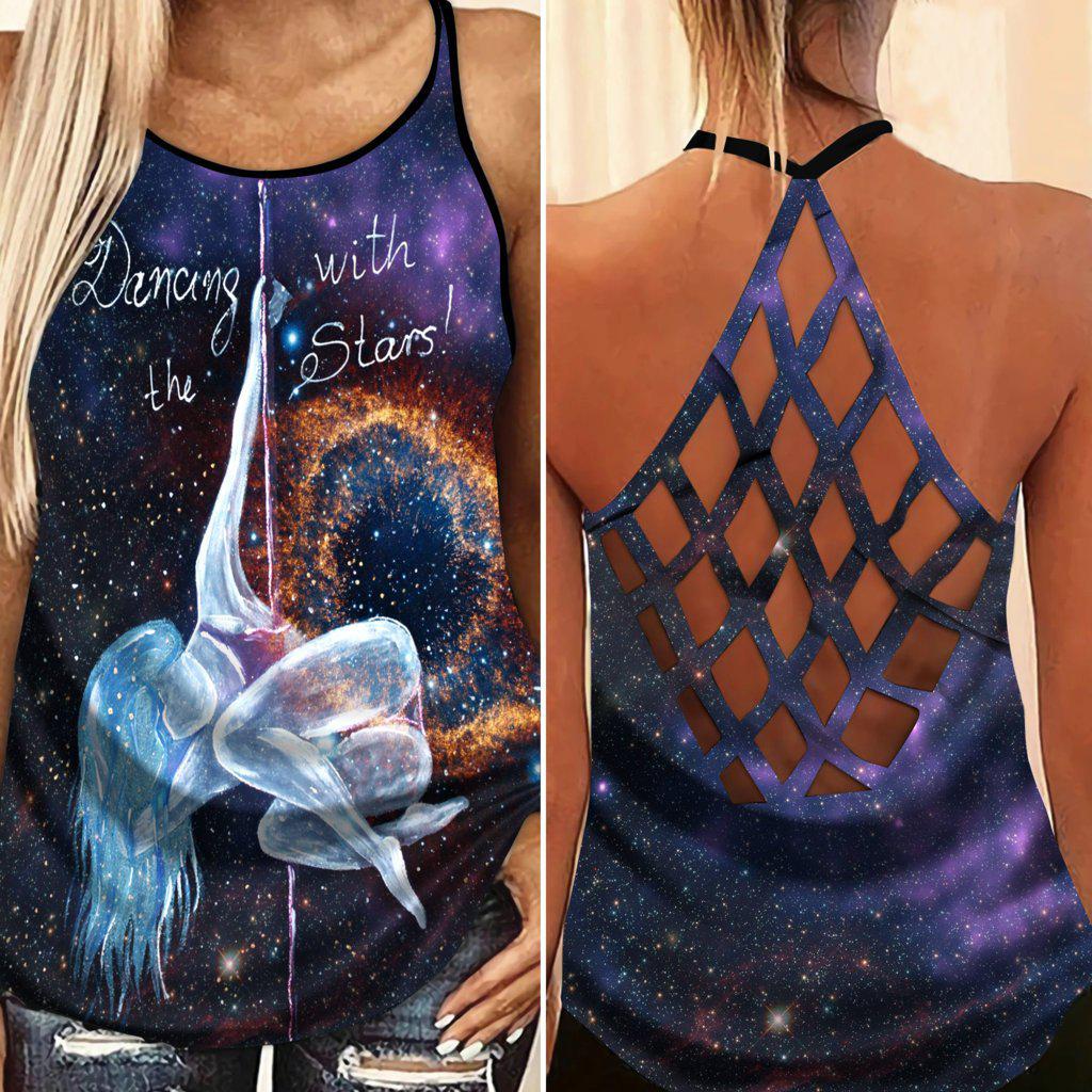 Pole Dance With My Soul Hollow Tank Top For Studio Rehearsals And Daily Comfort
