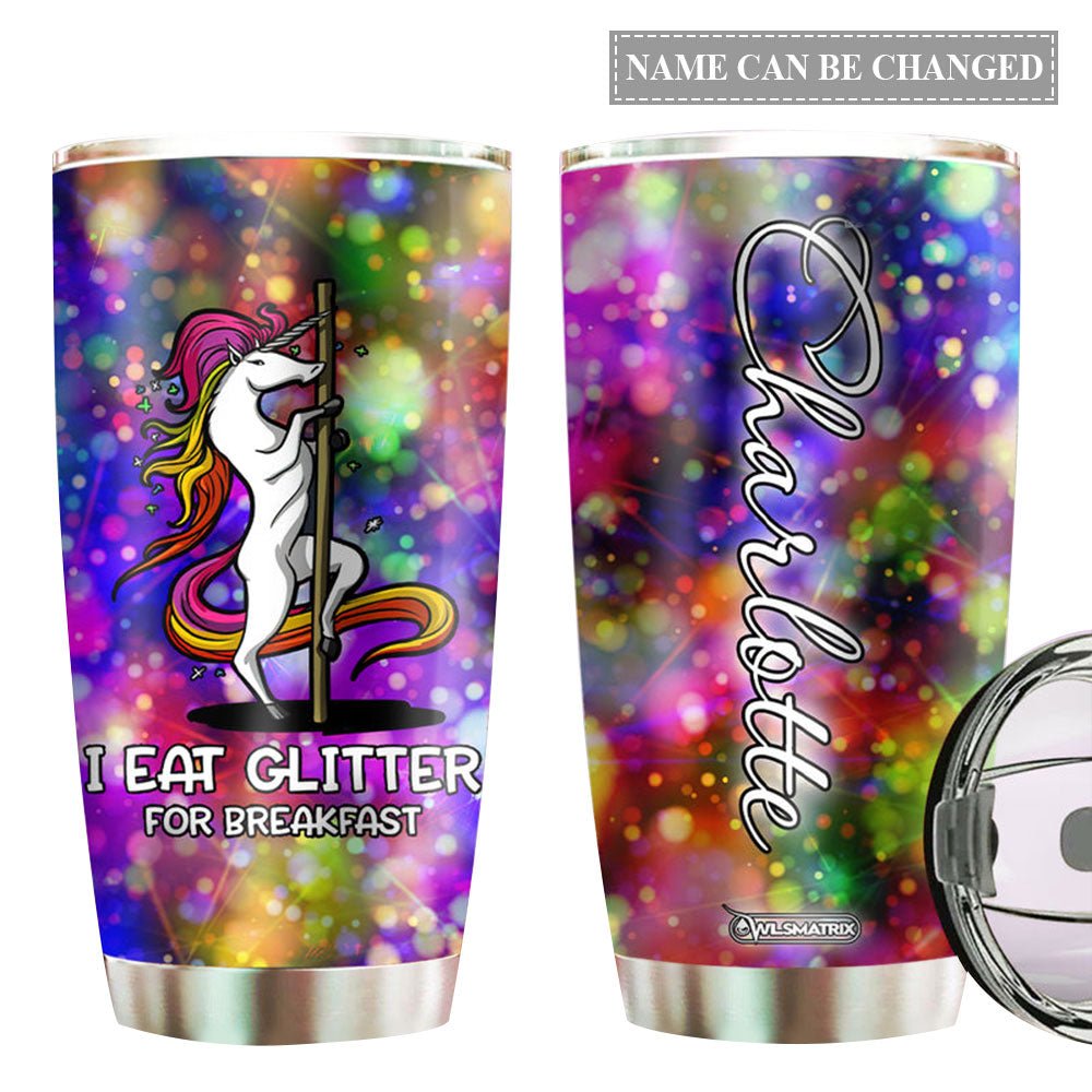 Pole Fitness In My Heart Personalized 20 Oz Tumbler For Coffee Travel And Daily Drinks