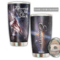 Pole Fitness In My Heart Galaxy Personalized 20 Oz Tumbler For Coffee Travel And Daily Drinks