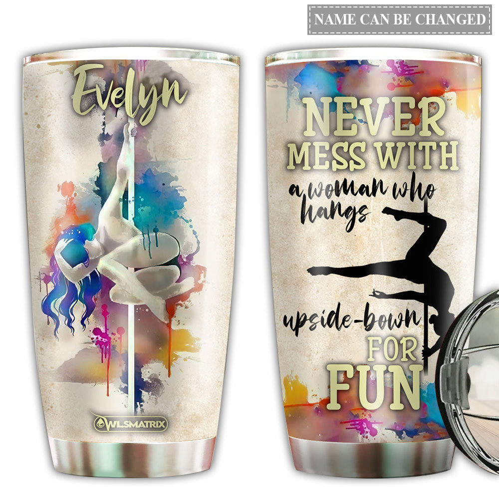 Pole Fitness In My Heart In Night Personalized 20 Oz Tumbler For Coffee Travel And Daily Drinks