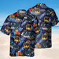 Police Christmas Pattern Hawaiian Shirt For Tropical Holidays, Outdoor Gatherings, And Everyday Comfort