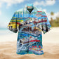 Pontoon Captain Life Style Hawaiian Shirt For Coastal Outings Automotive Fans And Warm Weather Style