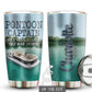 Pontoon Captain Summer Party Personalized 20 Oz Tumbler For Coffee Travel And Daily Drinks