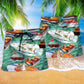 Pontoon Boat Summer Beach Shorts Pattern Detail For Outdoor Activities And Comfortable Resort Style
