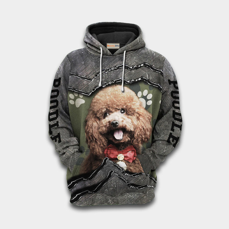 Poodle Friend Hoodie For Casual Streetwear Travel And Everyday Comfort