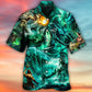 Poseidon Faith Seas Hawaiian Shirt For Vacation Days And Relaxed Coastal Outings