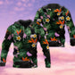 Purple Cat Flowers Lovely Hoodie For Nature Lovers Everyday Adventures And Thoughtful Gifting